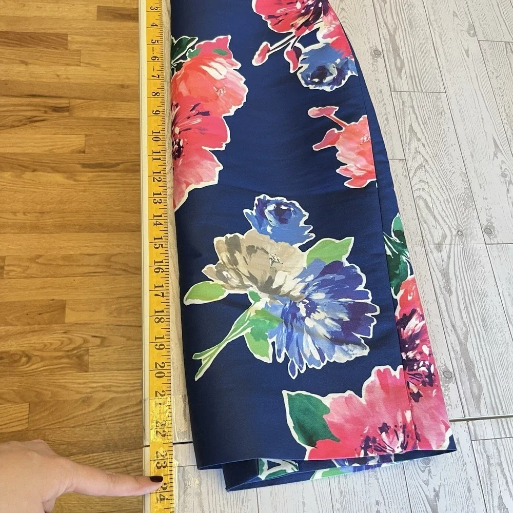 kate spade new york Floral Satin‎ Pencil Skirt 2